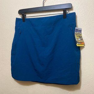 New With Tags Orvis Women's Blue Travel Skort Mesh Shorts Lined Skirt Size Small